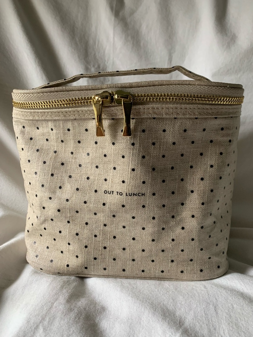 kate spade polka dot 'Out to Lunch' small tote